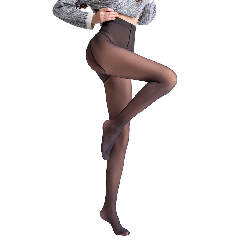 Fake translucent pantyhose womens fashion tights