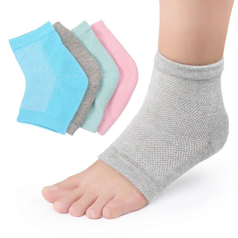 Yoga Mesh Gel Heel protector Breathable and sweat-absorbent unisex yoga socks cotton